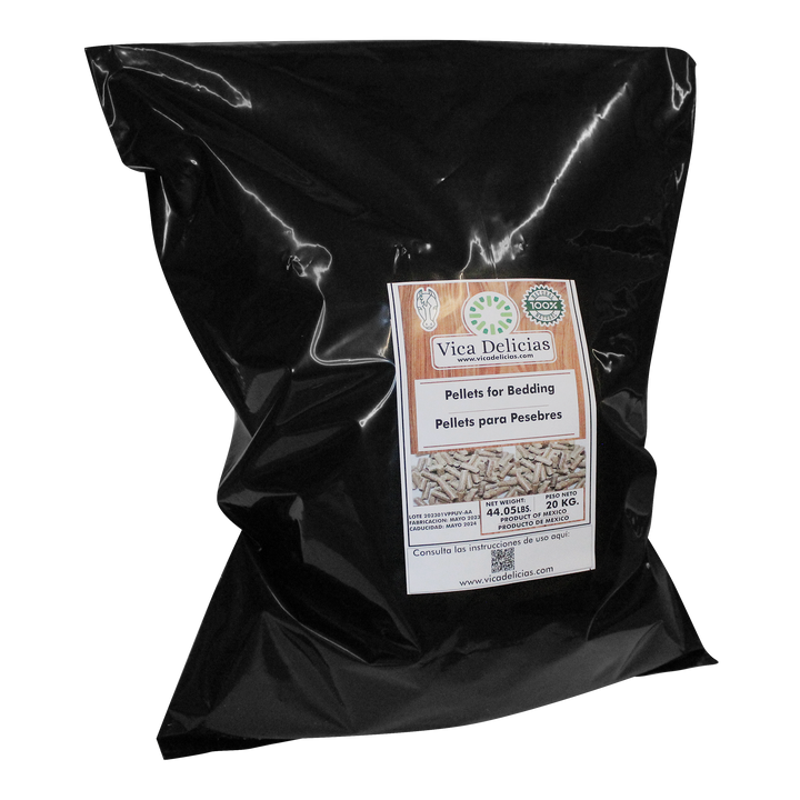 Pellets para pesebre de caballos y otras mascotas - Bolsa con 10 kg