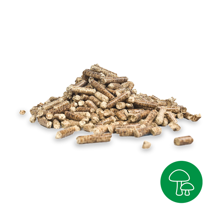 Sustrato para Cultivo De Hongos - Pellets de madera - Bolsa con 20 kg